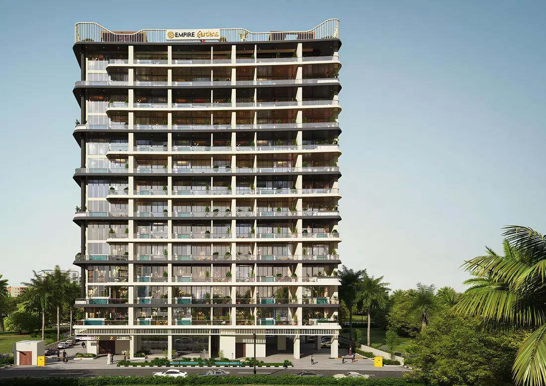 Empire Gardens in Dubailand Residence Complex: rooftop spaces — image 10