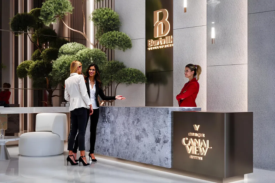 Bab Al Qasr Canal View Residence 22 في الراحة: ملاعب رياضية — صورة 7