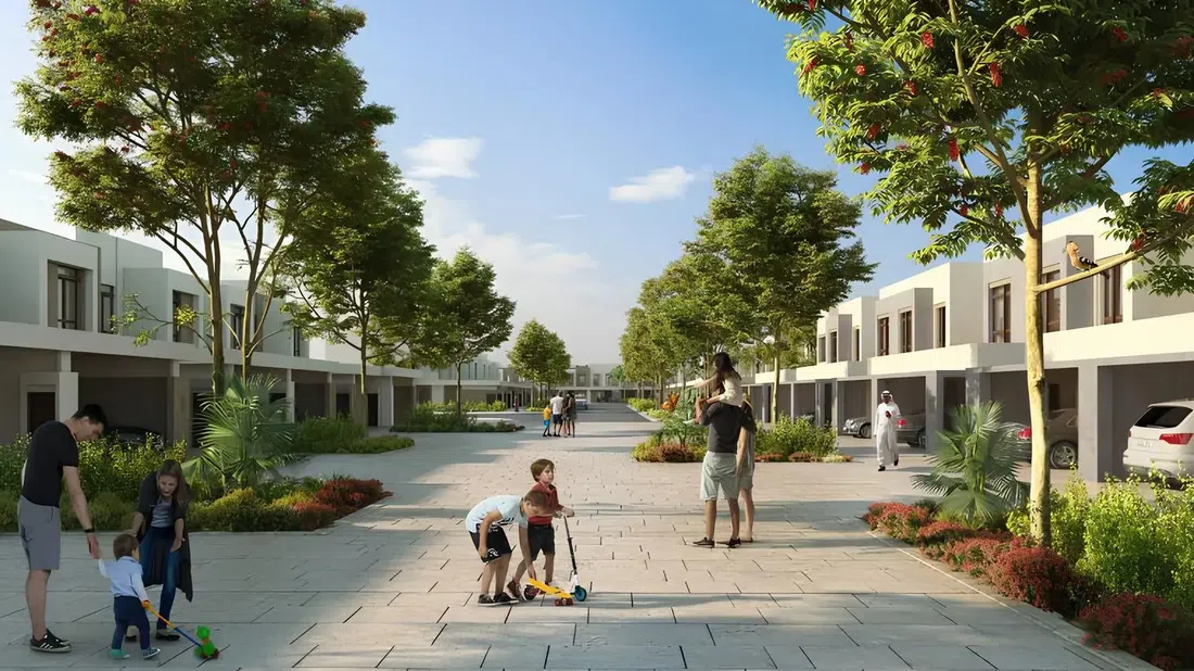 Noor Townhouses in Town Square: sports courts — image 10