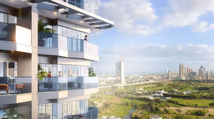 Golf Views Seven City في أبراج بحيرات جميرا: حدائق منسّقة — صورة 2