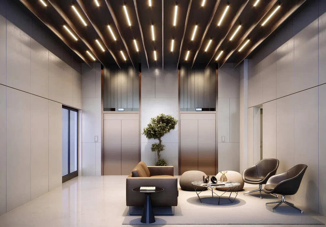 Dubailand Residence Complex'deki Lateral One: peyzajlı bahçeler — 7. fotoğraf