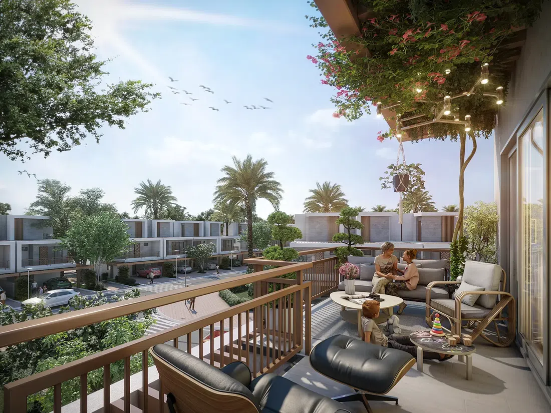 Damac Hills 2'deki Violet 4: peyzajlı bahçeler — 9. fotoğraf