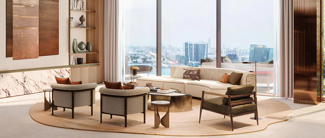 Jumeirah Residence in Al Maryah Island: sculpted architecture — image 9