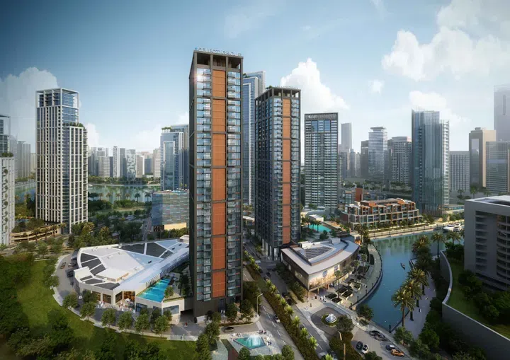 Business Bay'deki Peninsula Two: peyzajlı bahçeler — 3. fotoğraf