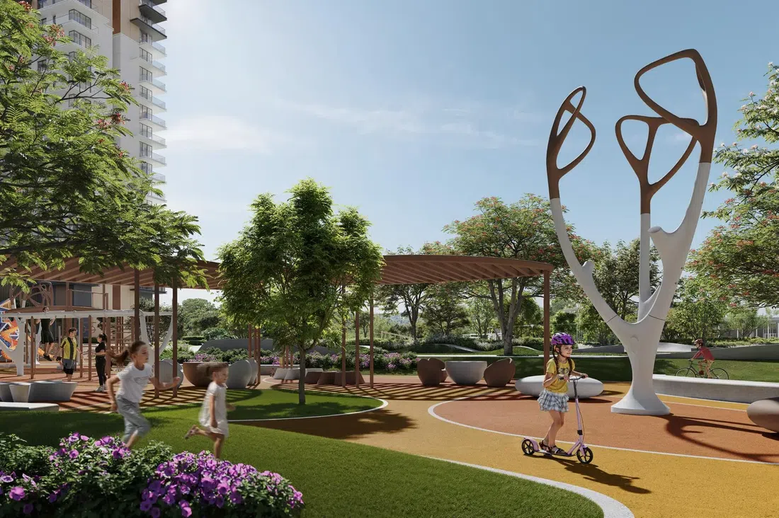 Parkwood in Dubai Hills: landscaped gardens — image 10