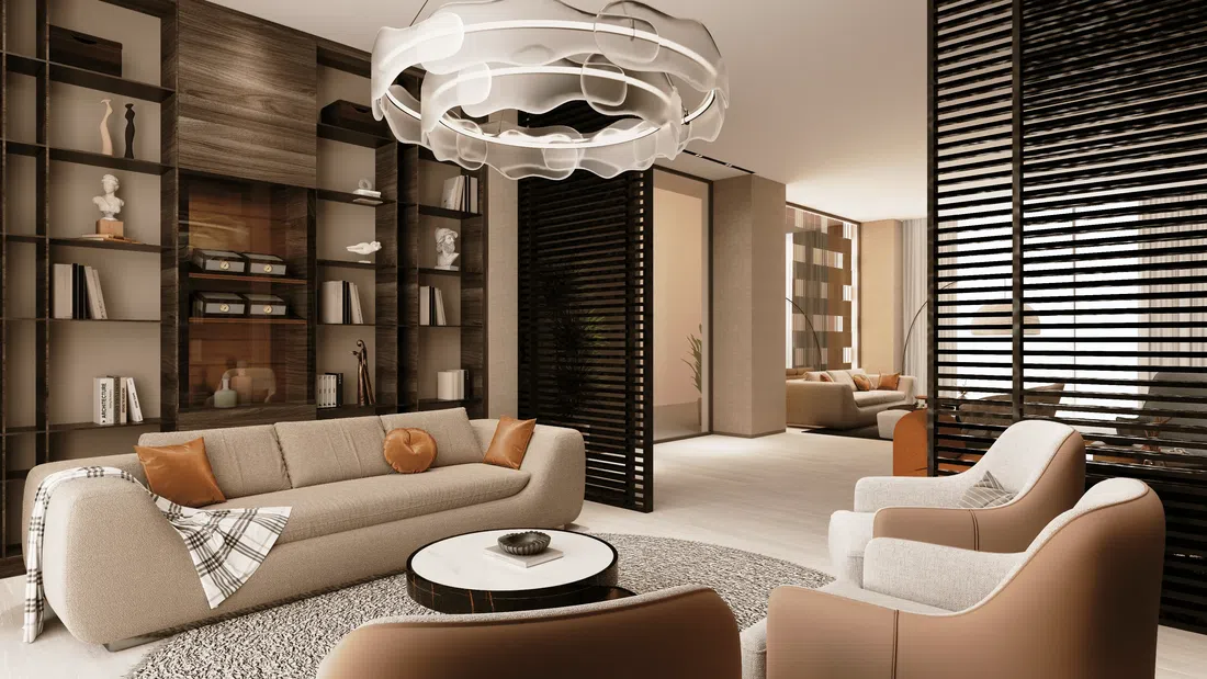 Palm Jumeirah'deki Olaia Residences: yoga alanları — 8. fotoğraf