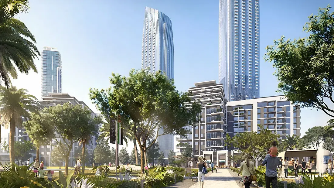 Dubai Creek Harbour'deki Island Park 2: peyzajlı bahçeler — 7. fotoğraf