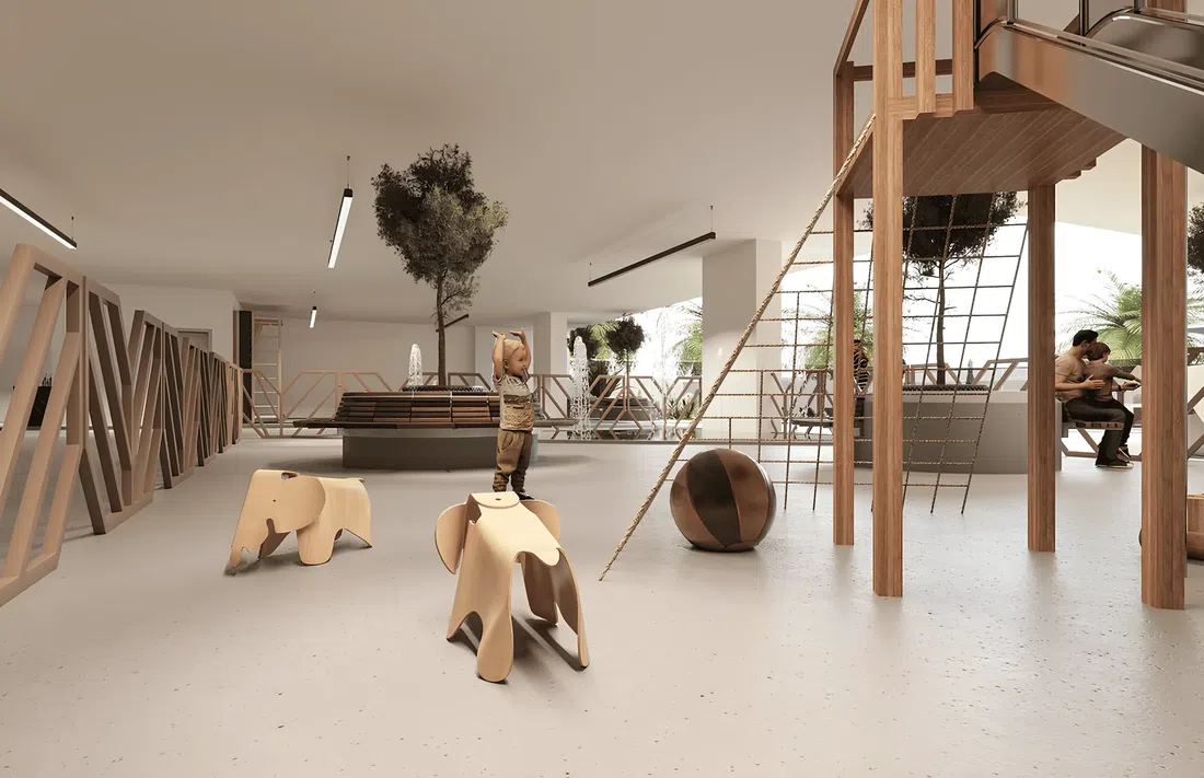 SquareX Residence في قرية جميرا الدائرية: مساحات عمل مشتركة — صورة 6