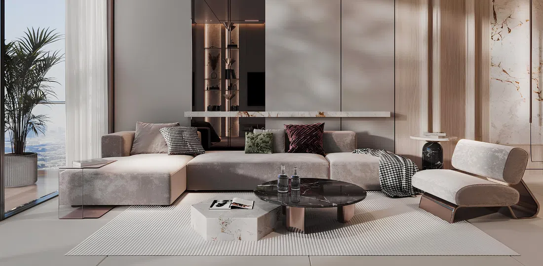 Omya Residences in Wasl Gate: sports courts — image 7