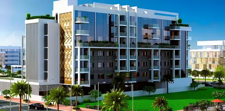 Azizi Greenfield in Meydan (Nad Al Sheba 1): landscaped gardens — project photograph 1