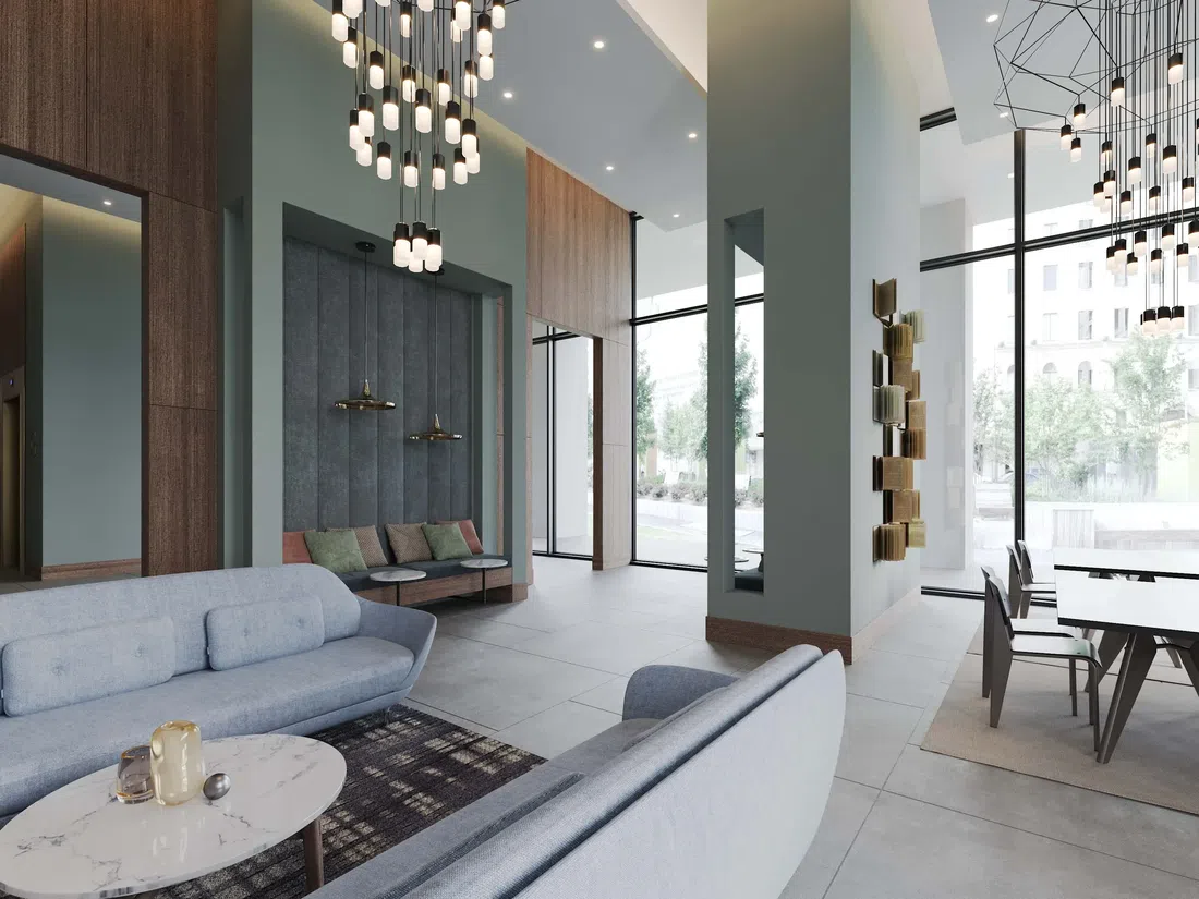 Business Bay'deki Peninsula Two: peyzajlı bahçeler — 12. fotoğraf