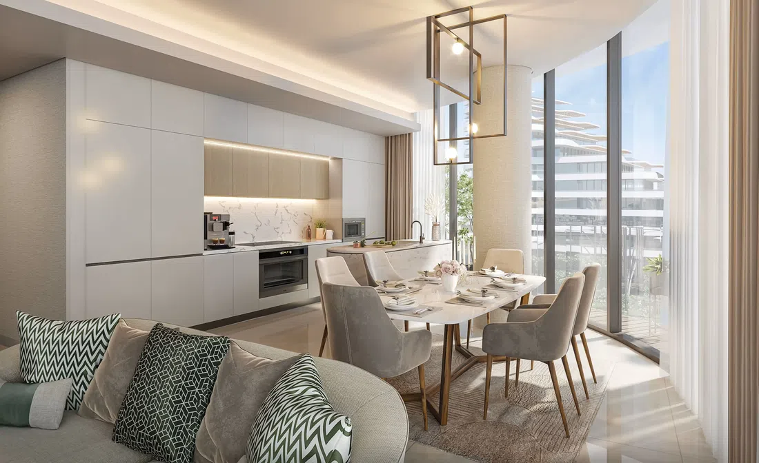 Al Danah Bay Residential Tower in Al Marjan Island: expansive glazing — image 7