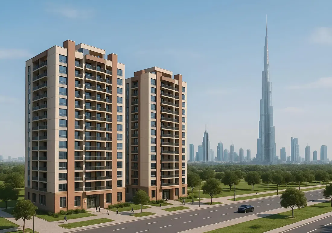 Mars Residences في مدينة دبي الرياضية: حدائق منسّقة — صورة 1