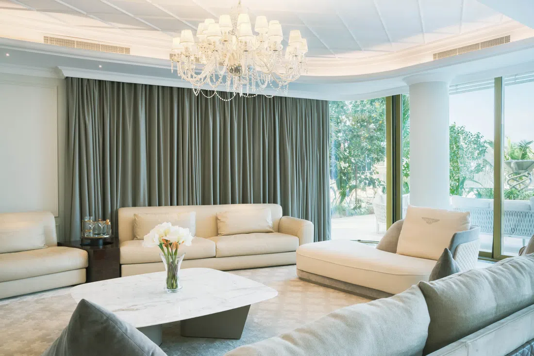 Sweden Beach Palace in The World Islands: cinema amenities — image 5