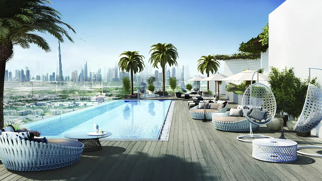Aliyah Residences in Al Jaddaf: expansive glazing — image 5
