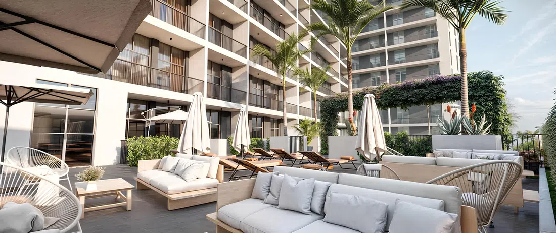 Viera Residences in Dubai Production City: landscaped gardens — image 12
