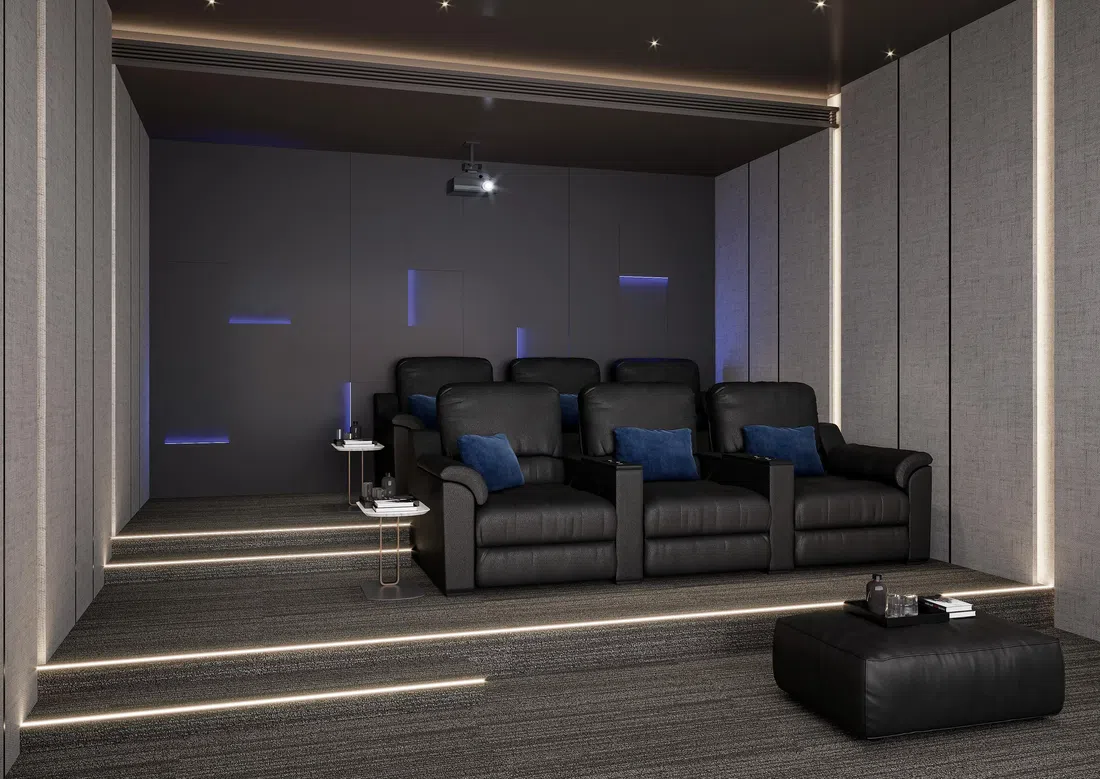 Dubai Hills'deki Villa - Dubai Hills: sinema olanakları — 7. fotoğraf