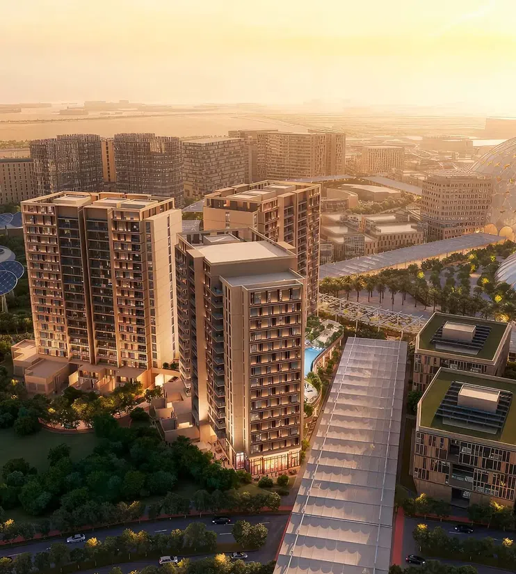 Sidr Residences in Dubai Expo City: landscaped gardens — image 11