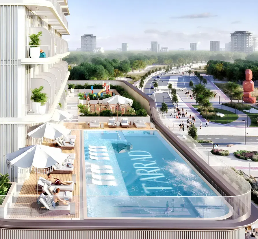 Celesto Tower 3 في مجمع دبي لاند السكني: واجهات زجاجية واسعة — صورة 4