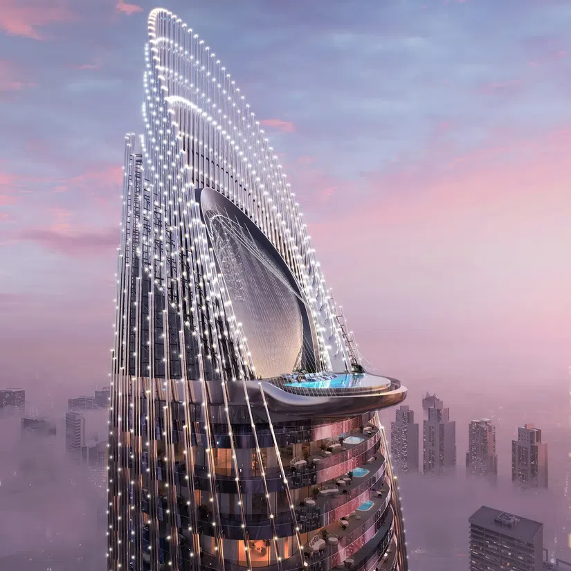 Binghatti Skyblade in Downtown Dubai: rooftop spaces — image 7