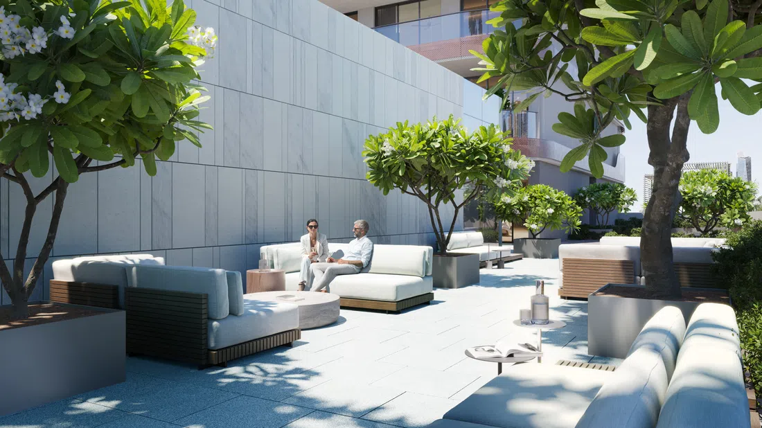 EVERGR1N House in Jumeirah Garden City: yoga spaces — image 8