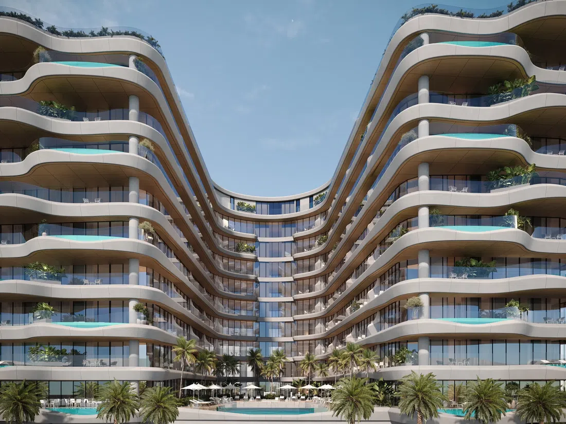 Al Marjan Island'deki Gianfranco Ferre Residences: yoga alanları — 10. fotoğraf
