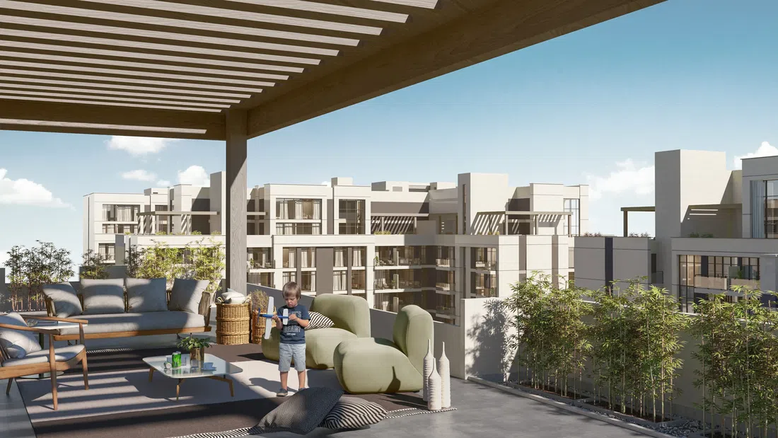 Royal Park in Masdar City: landscaped gardens — image 12