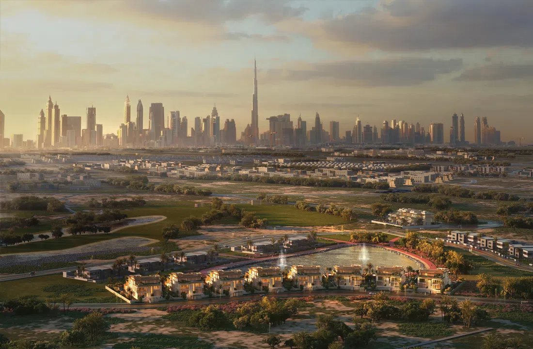 Mews Mansions in Meydan (Nad Al Sheba 1): landscaped gardens — image 12