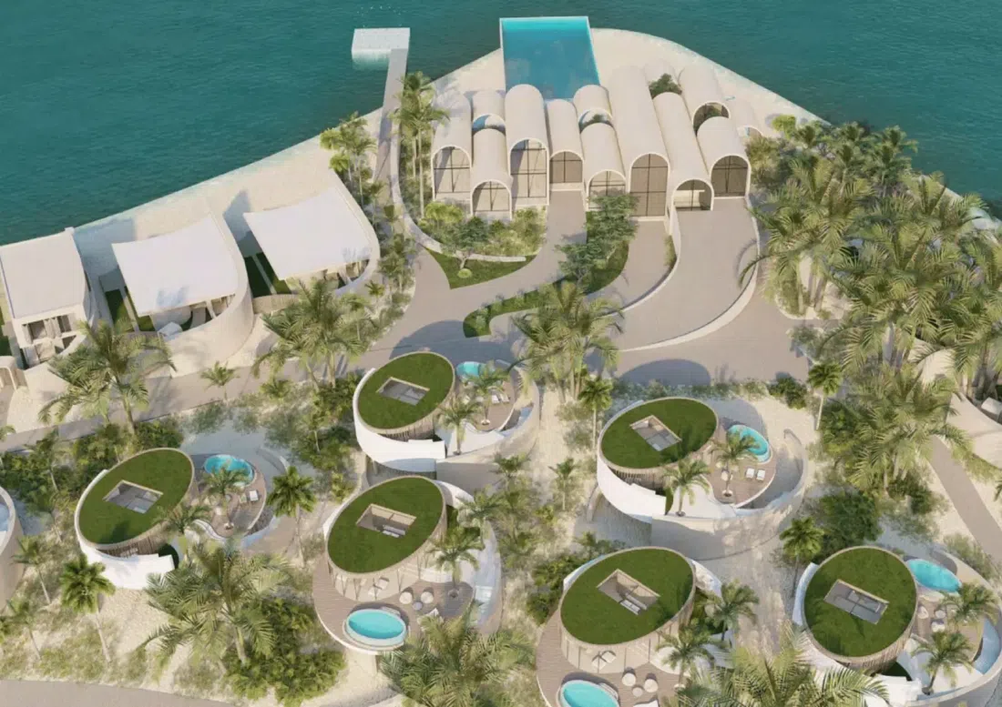 Zuha Island in The World Islands: landscaped gardens — image 8