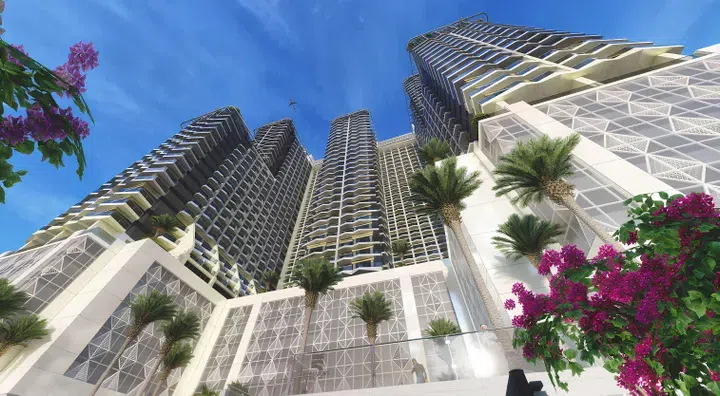 Golf Views Seven City في أبراج بحيرات جميرا: حدائق منسّقة — صورة 3