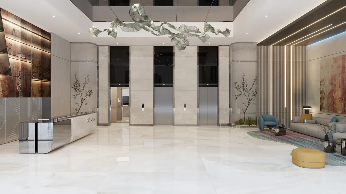 Samana Park Meadows in Dubailand Residence Complex: cinema amenities — image 9