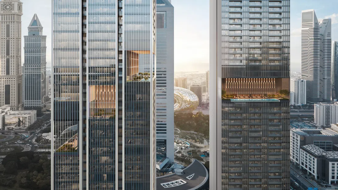Jumeirah Residences Emirates Towers - Tower A في المركز التجاري 2: حدائق منسّقة — صورة 9