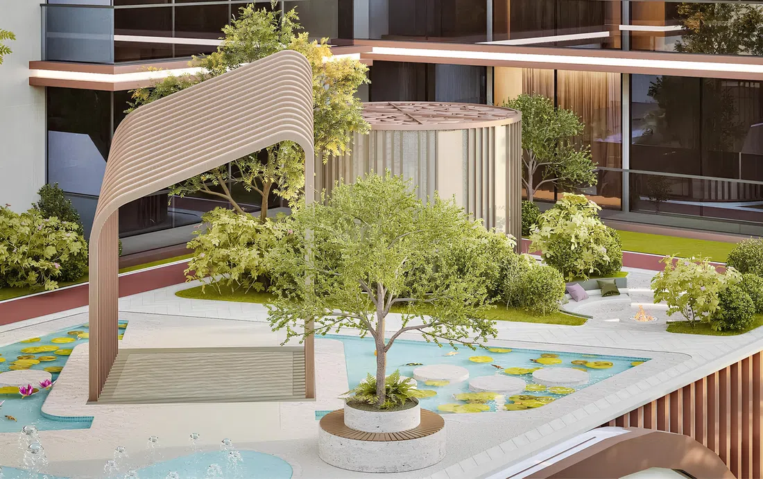 Dubailand Residence Complex'deki Havencia: çatı alanları — 10. fotoğraf