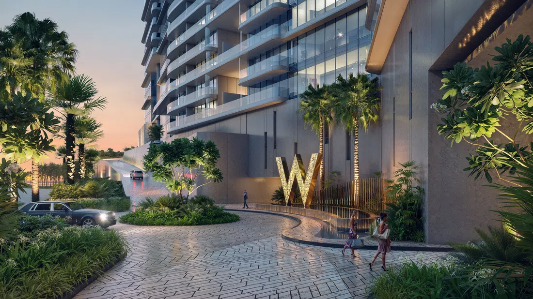W Hotel & Residences in Al Marjan Island: sculpted architecture — image 11