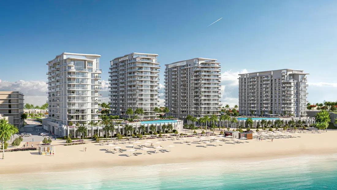 Beach House at Bay Residences in Mina Al Arab: expansive glazing — image 3