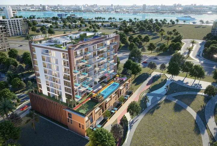 Bonds Avenue Residences في جزر دبي: السينما الخارجية — صورة 1