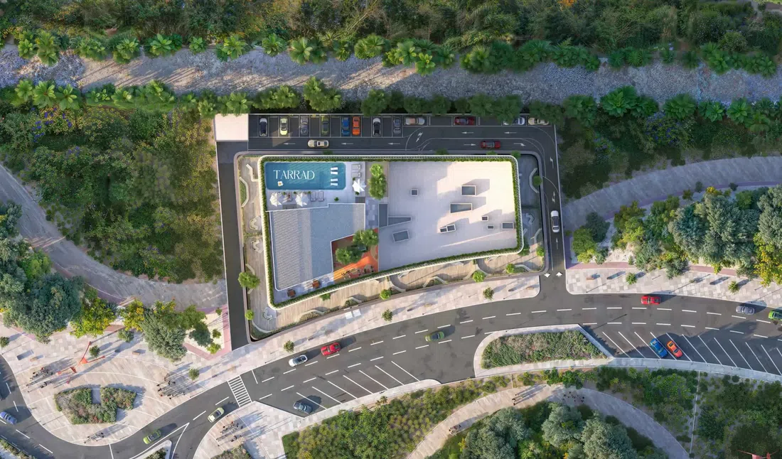 Celesto Tower 4 في مجمع دبي لاند السكني: مساحات على السطح — صورة 8