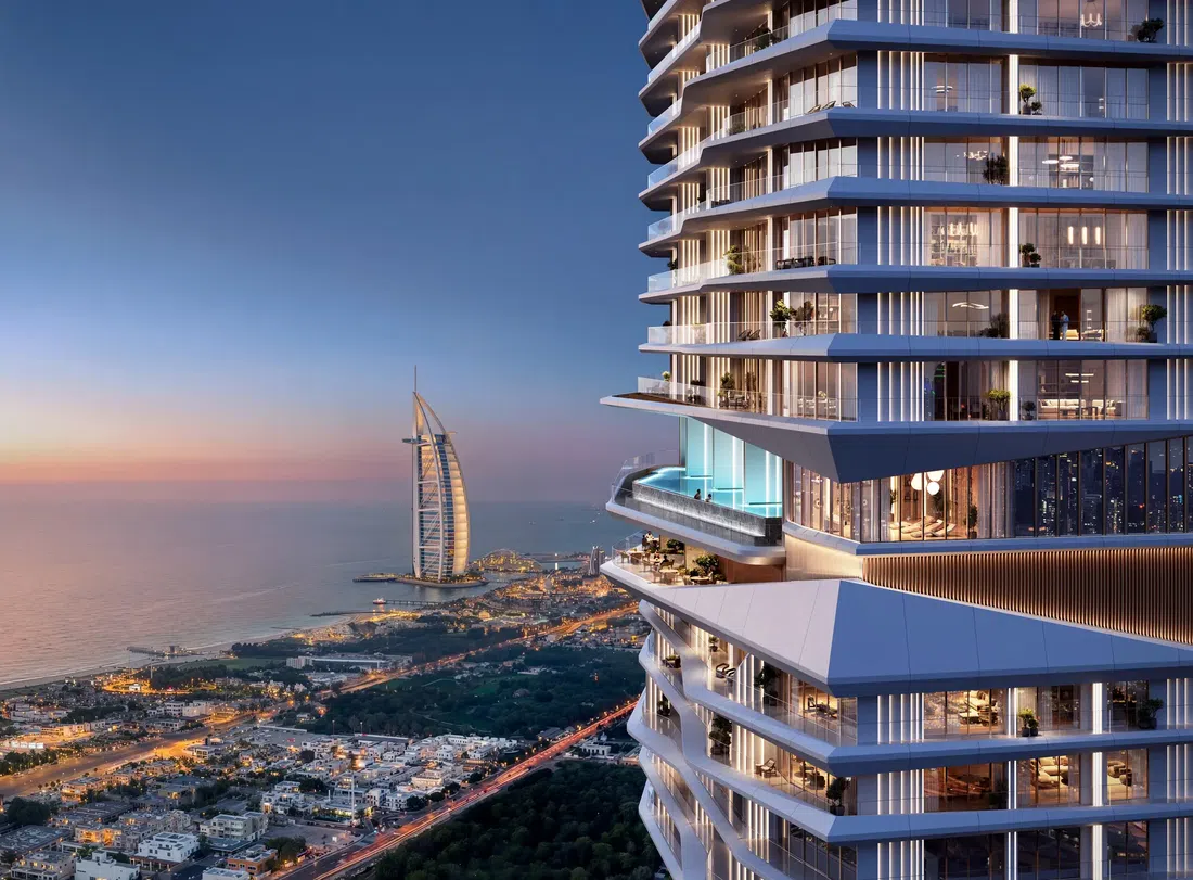 Dubai Internet City'deki Iconic Tower: doğal yüzeyler — 6. fotoğraf
