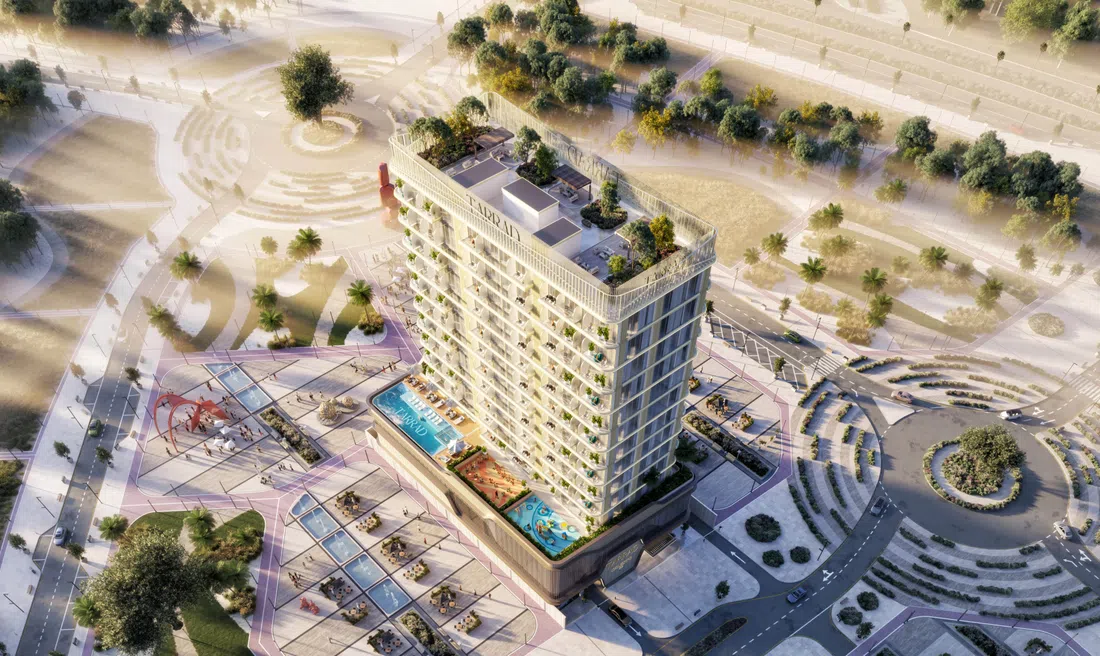 Celesto Tower 3 في مجمع دبي لاند السكني: واجهات زجاجية واسعة — صورة 2