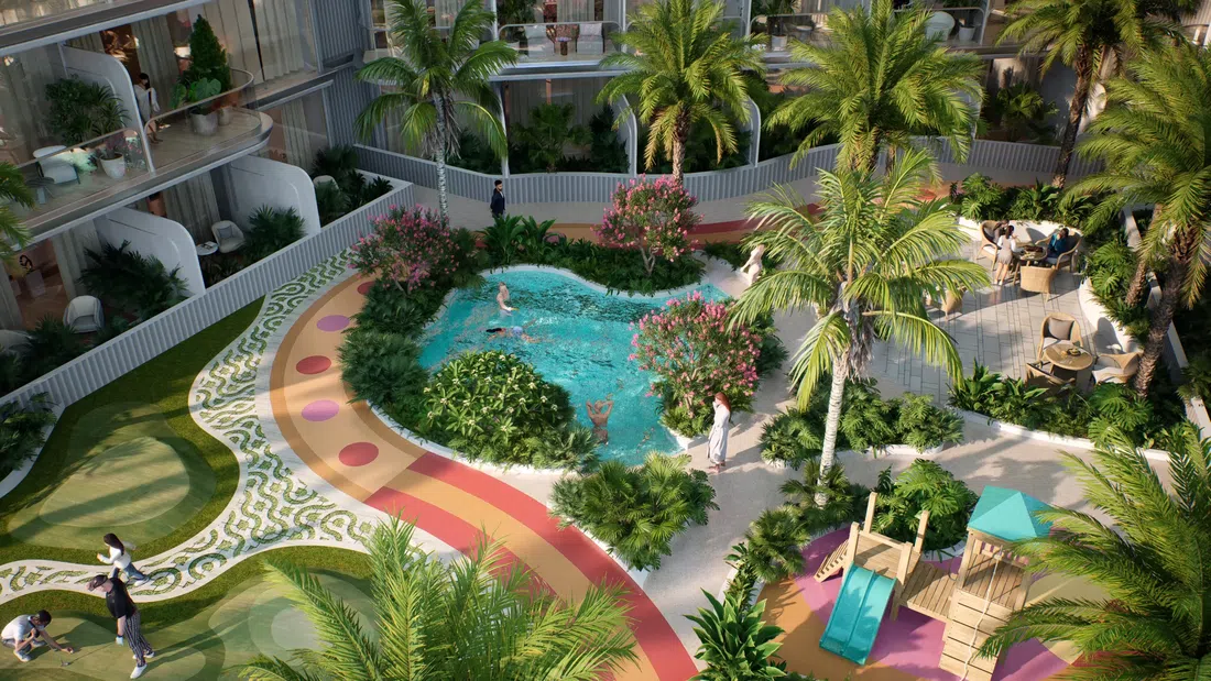 IMTIAZ “Cove Grand” in Dubailand Residence Complex: rooftop spaces — image 8