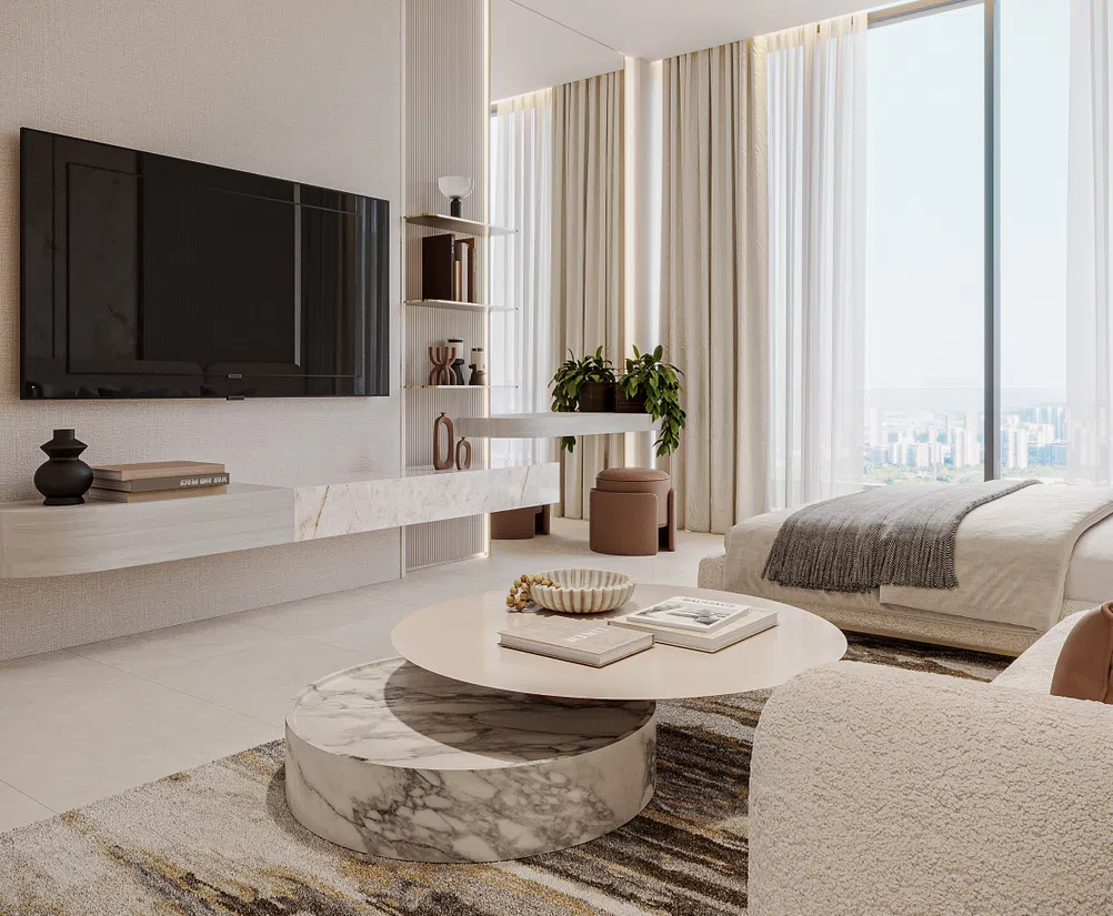 Dubailand Residence Complex'deki Floareá Oasis: yoga alanları — 10. fotoğraf