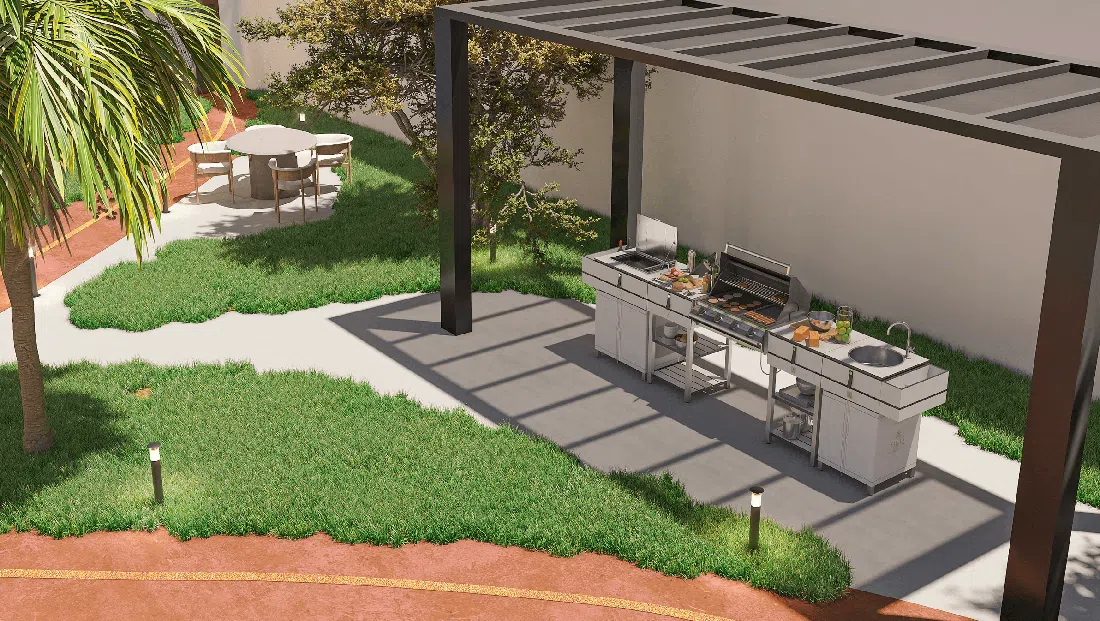 Sports View Residence in Warsan 4: sports courts — image 2