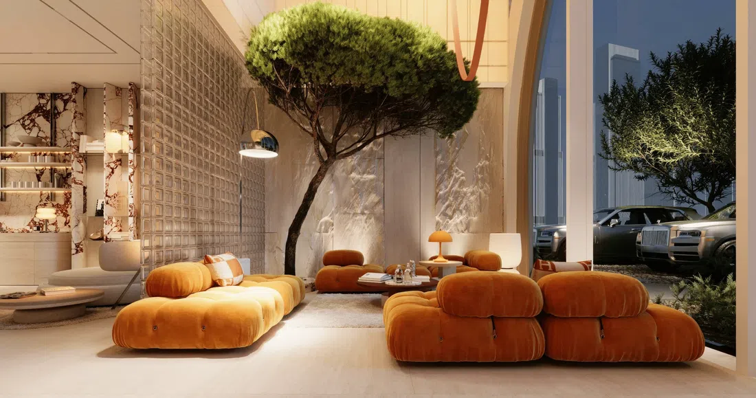 Villa del BRUNELLO in Dubai Islands: yoga spaces — image 10