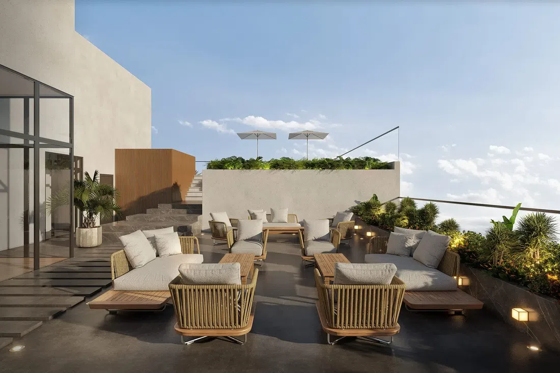 Oasis Lofts in Dubai Silicon Oasis: outdoor cinema — image 11