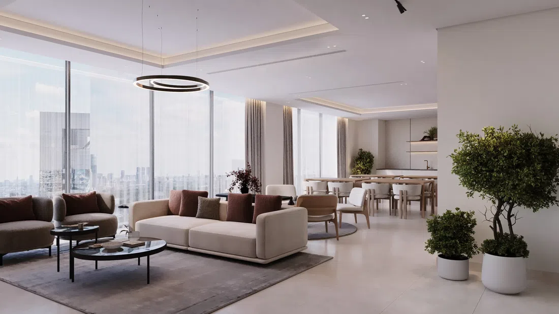 Azizi Abraham in Downtown Jebel Ali: natural finishes — image 11
