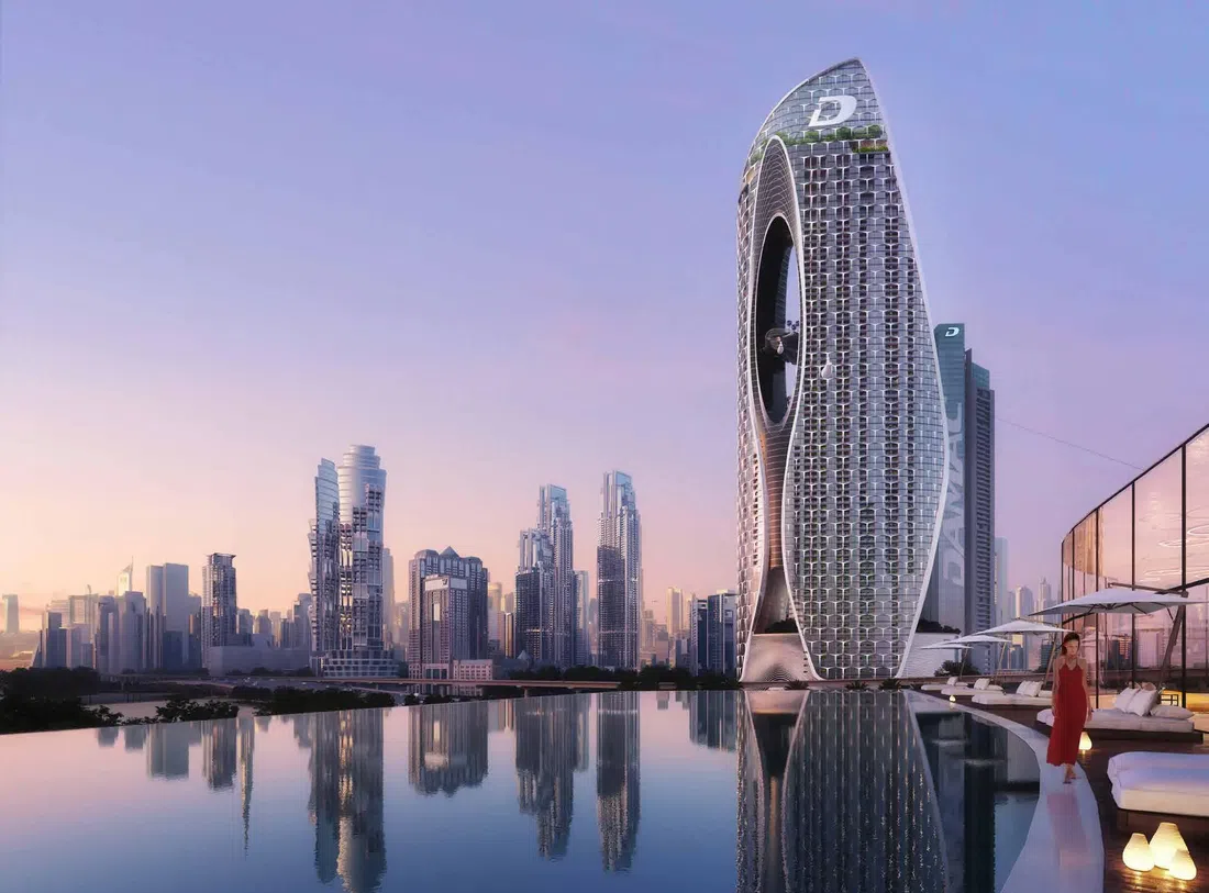 DAMAC «Safa Two» in Business Bay: marble detailing — image 2