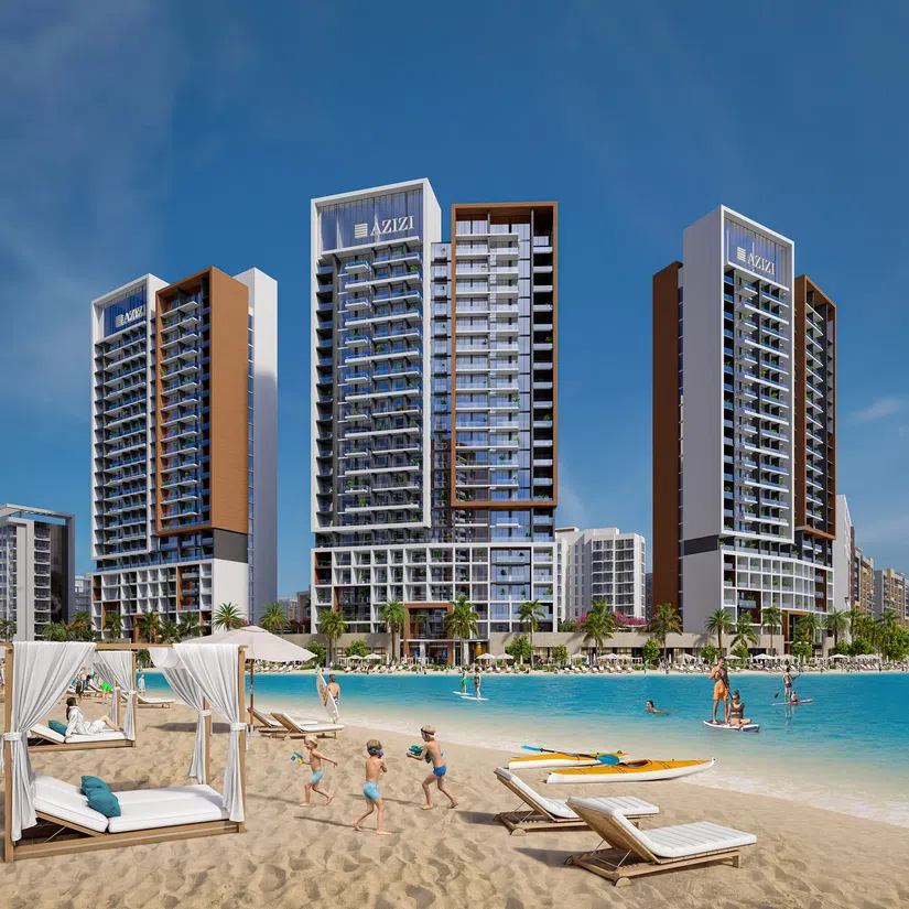Riviera Beachfront في عزيزي ريفييرا في ميدان ون: حدائق منسّقة — صورة 1