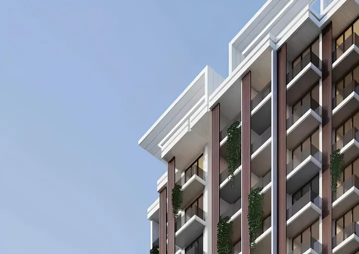 Alef Noon Residence in JVC: rooftop spaces — project photograph 1