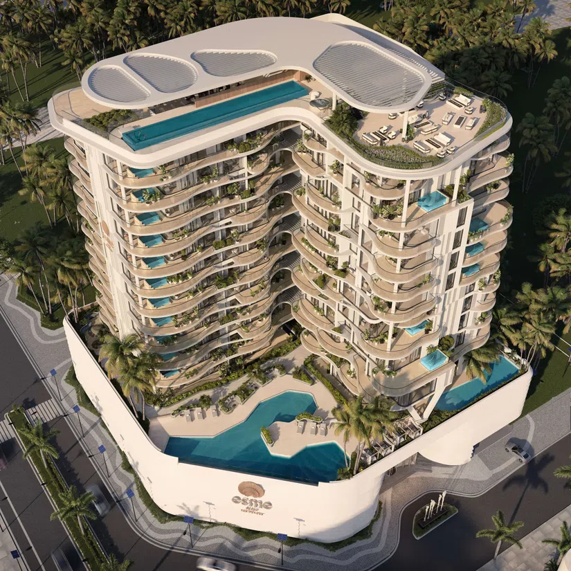 Esme Beach Residences in Dubai Islands: sculpted architecture — image 4