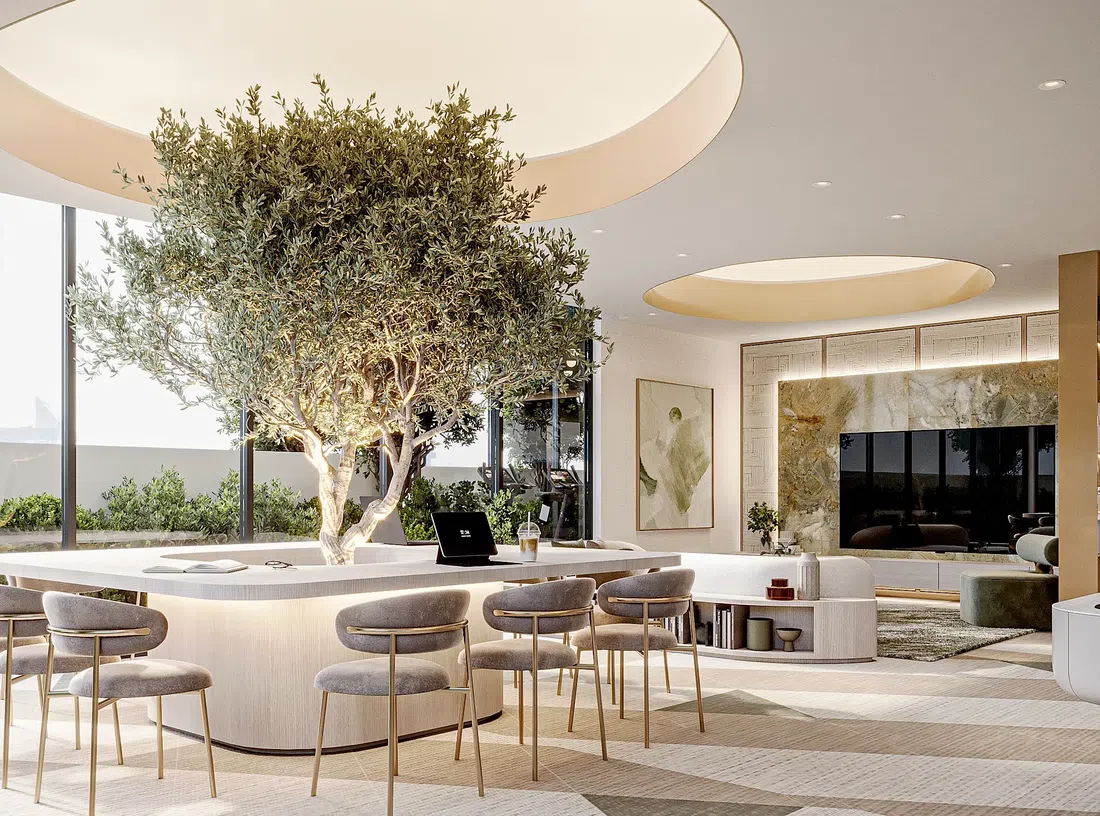 Dubailand Residence Complex'deki Arlington Park 2: yoga alanları — 7. fotoğraf